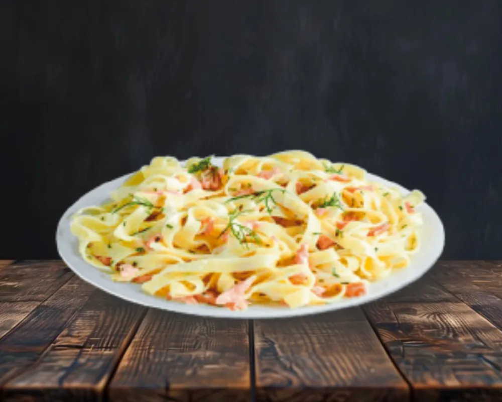 Pâtes au saumon